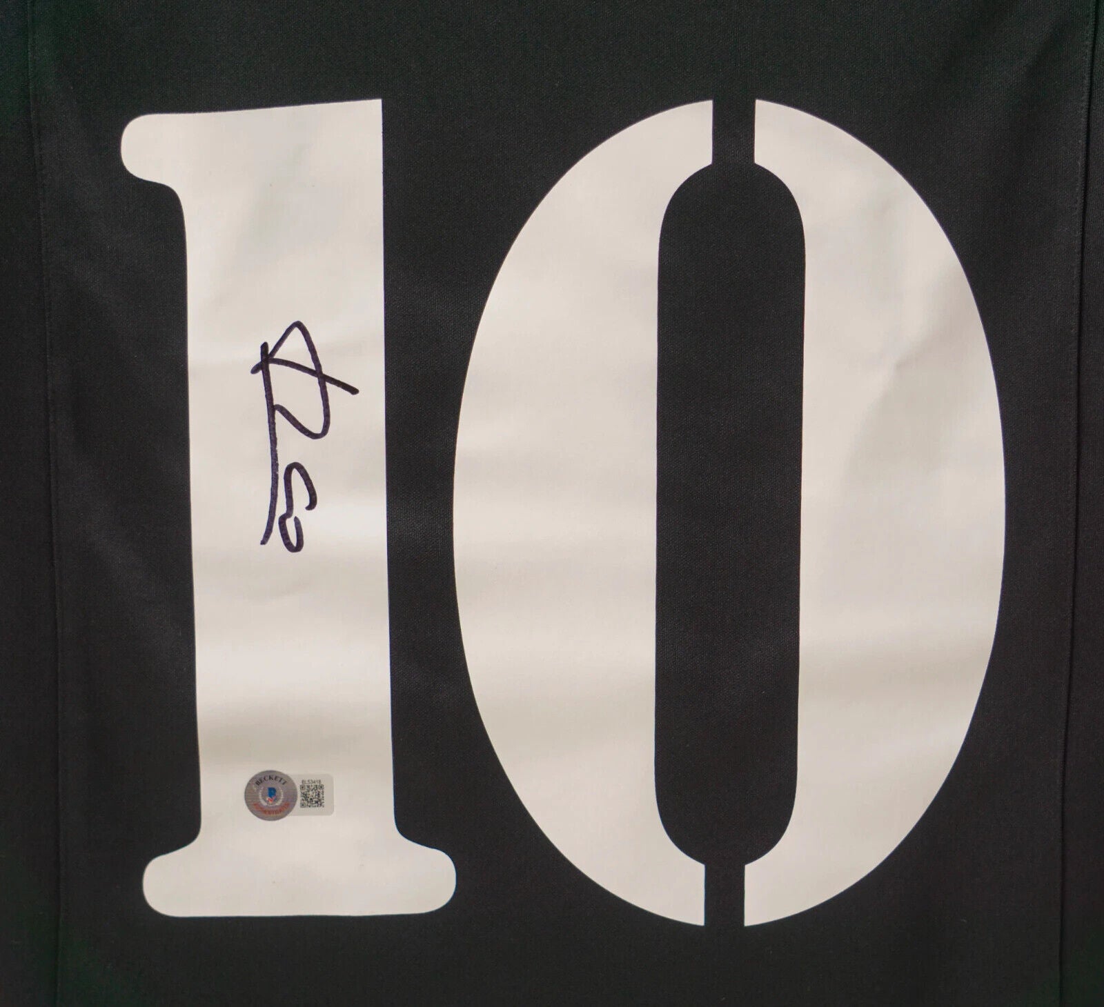 Luis Figo Signed Real Madrid FC Away Soccer Jersey #10 with Beckett COA
